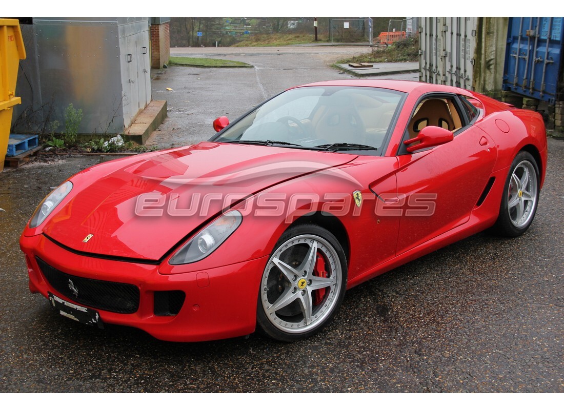 ferrari 599 gtb fiorano (europe) preparándose para el desmantelamiento en eurospares