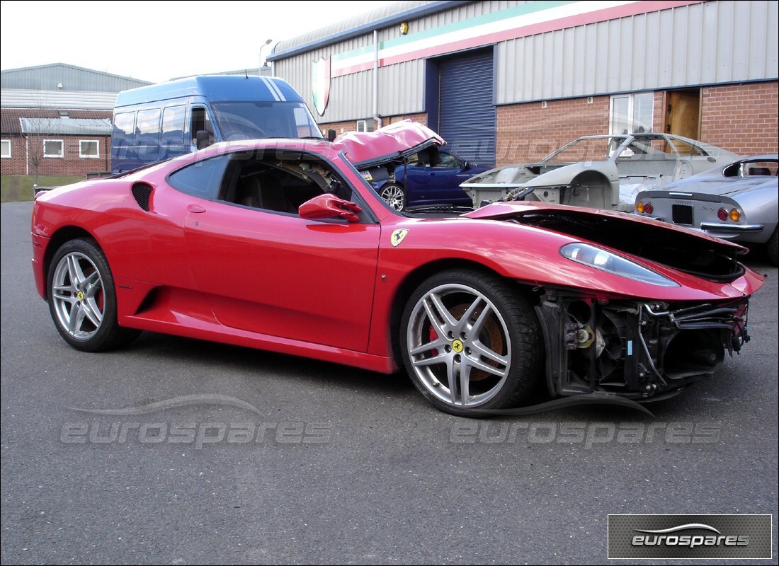 ferrari f430 coupe (europe) preparándose para el desmantelamiento en eurospares