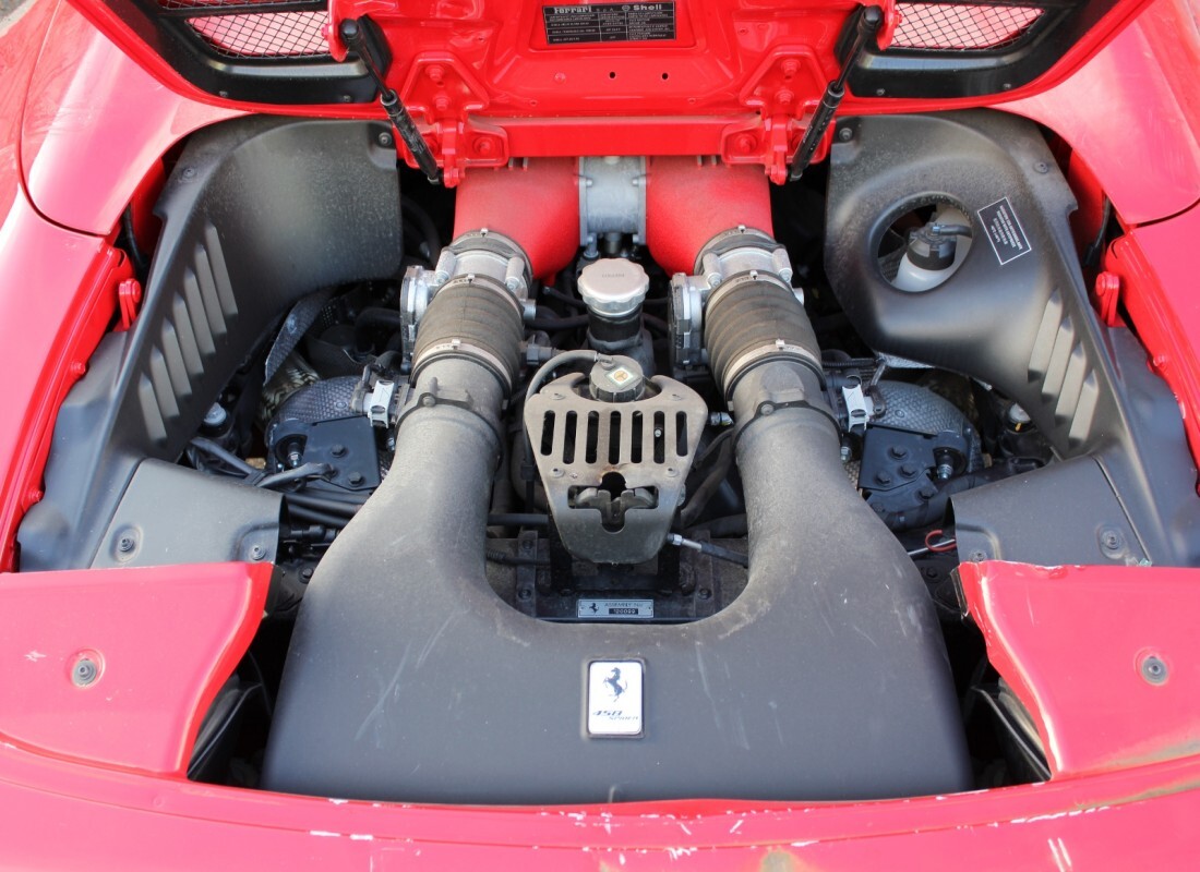 ferrari 458 spider (europe) con 869 millas, preparándose para el desmantelamiento #6