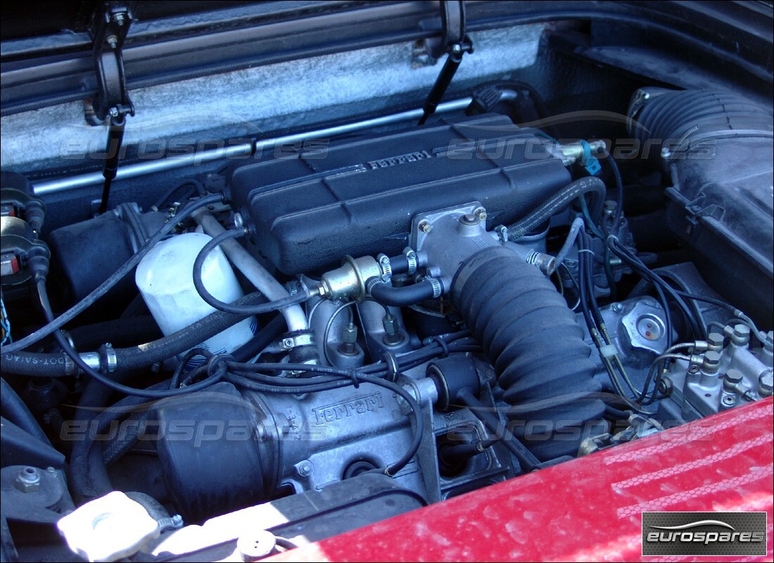 ferrari mondial 8 (1981) con 19,120 kilómetros, en preparación para desmantelamiento #6