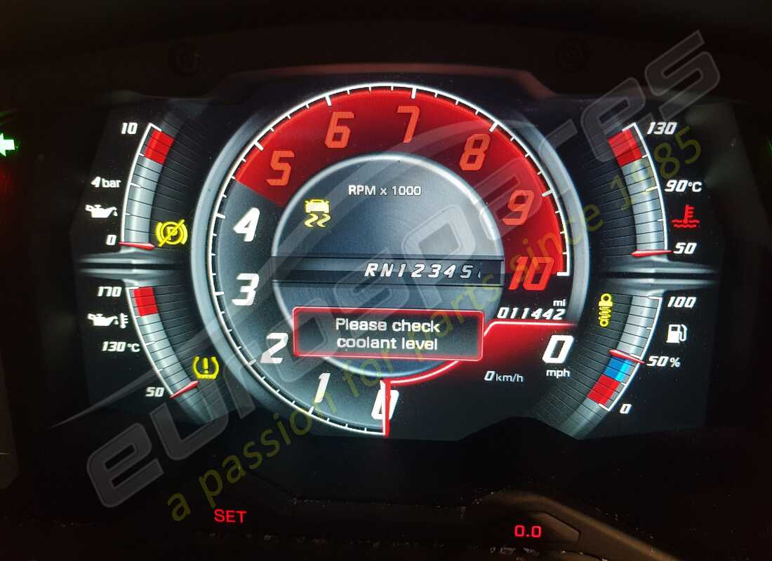 lamborghini lp740-4 s coupe (2018) con 11,442 miles, preparándose para desmantelar #11