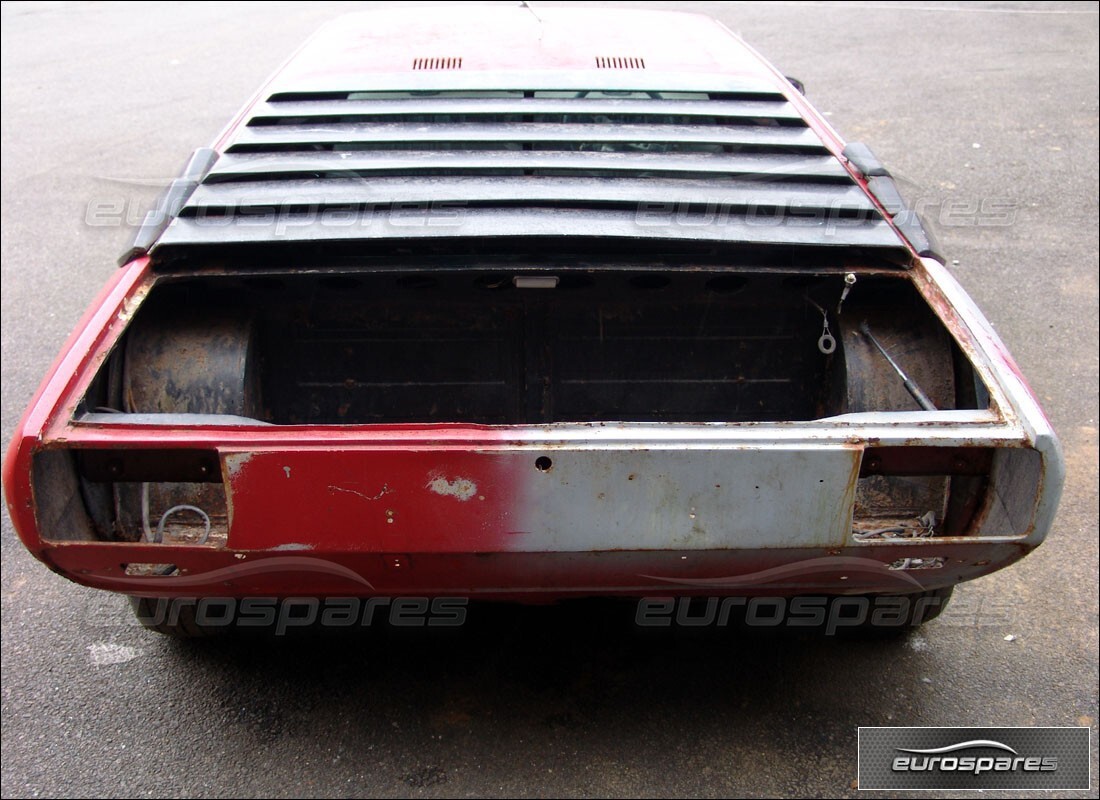 lamborghini urraco p250 / p250s con desconocido, preparándose para desmantelar #5