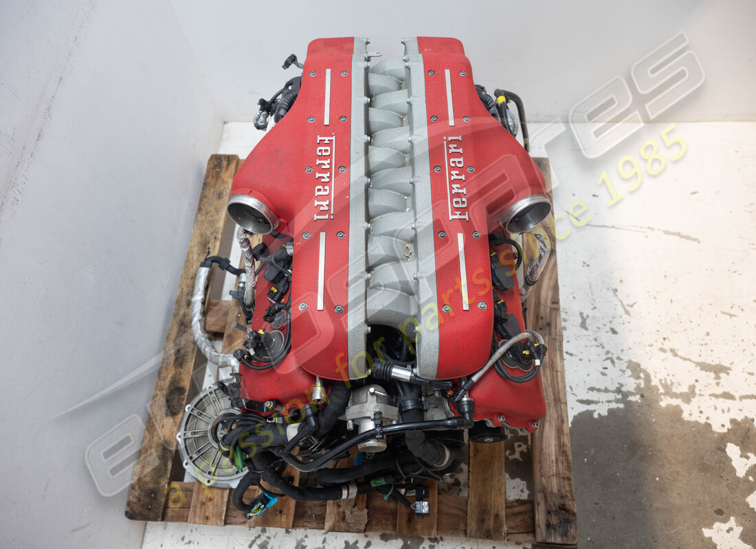 ferrari gtc4 lusso (rhd) motor preparándose para su desmontaje #5