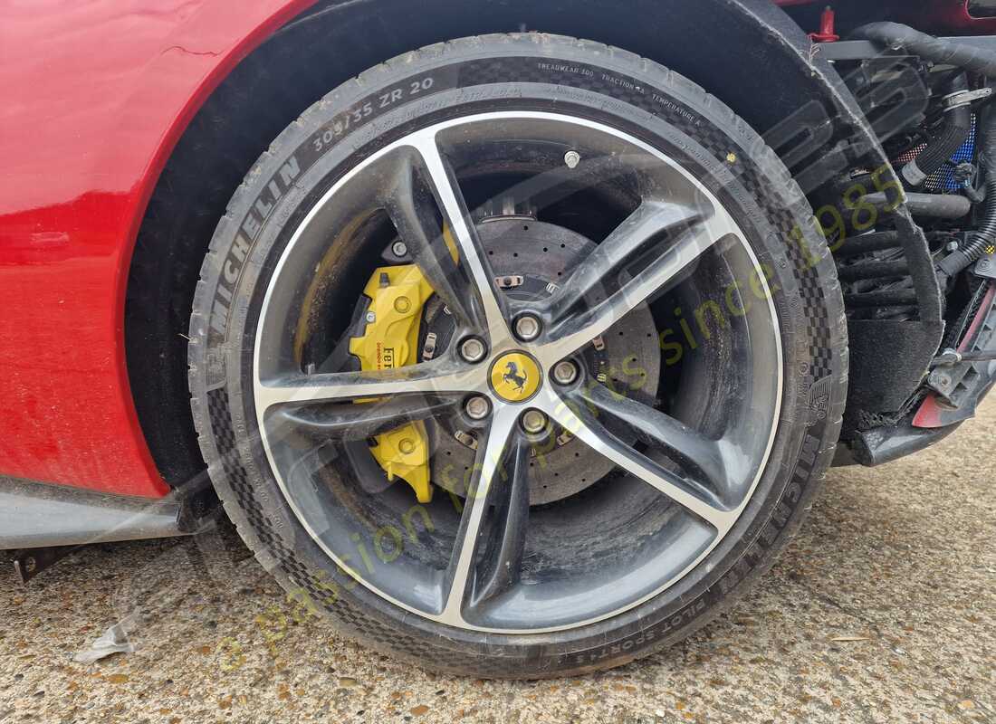 ferrari 296 gts con 2525 millas, preparándose para el desmantelamiento de #24