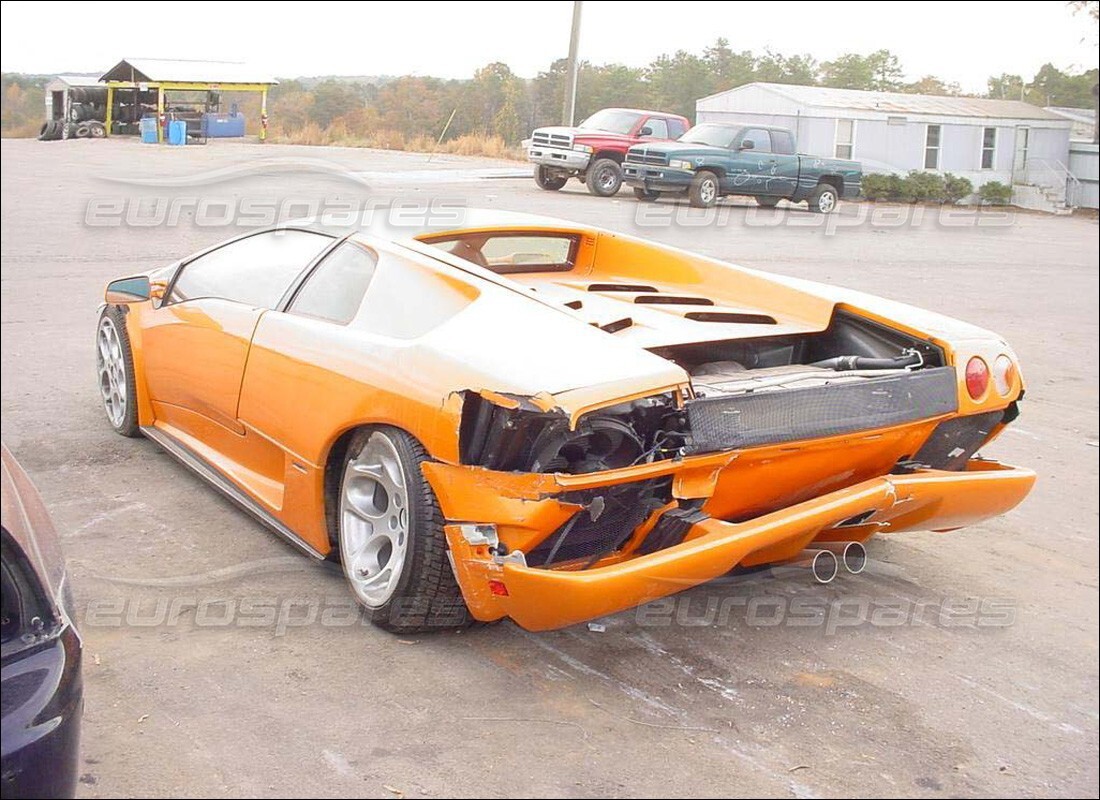 lamborghini diablo 6.0 (2001) con 4,000 miles, preparándose para desmantelar #6