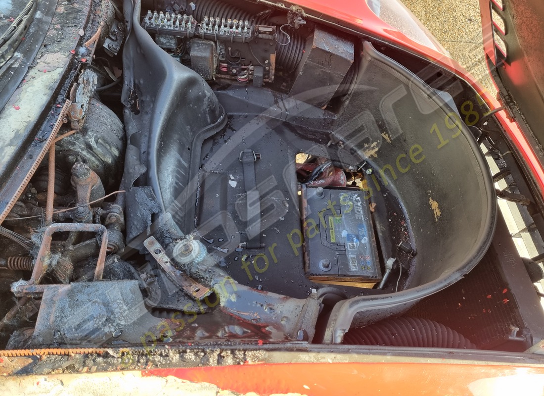 ferrari 246 dino (1975) con 58,145 miles, preparándose para desmantelar #24