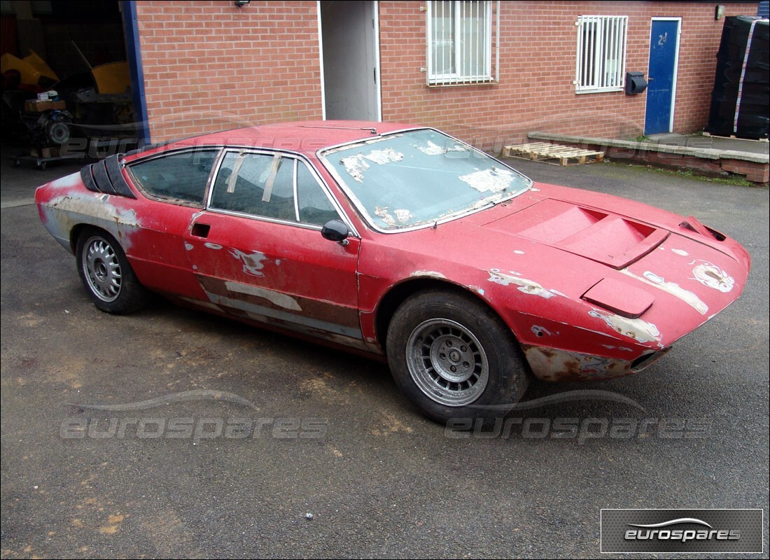 lamborghini urraco p250 / p250s con desconocido, preparándose para desmantelar #2