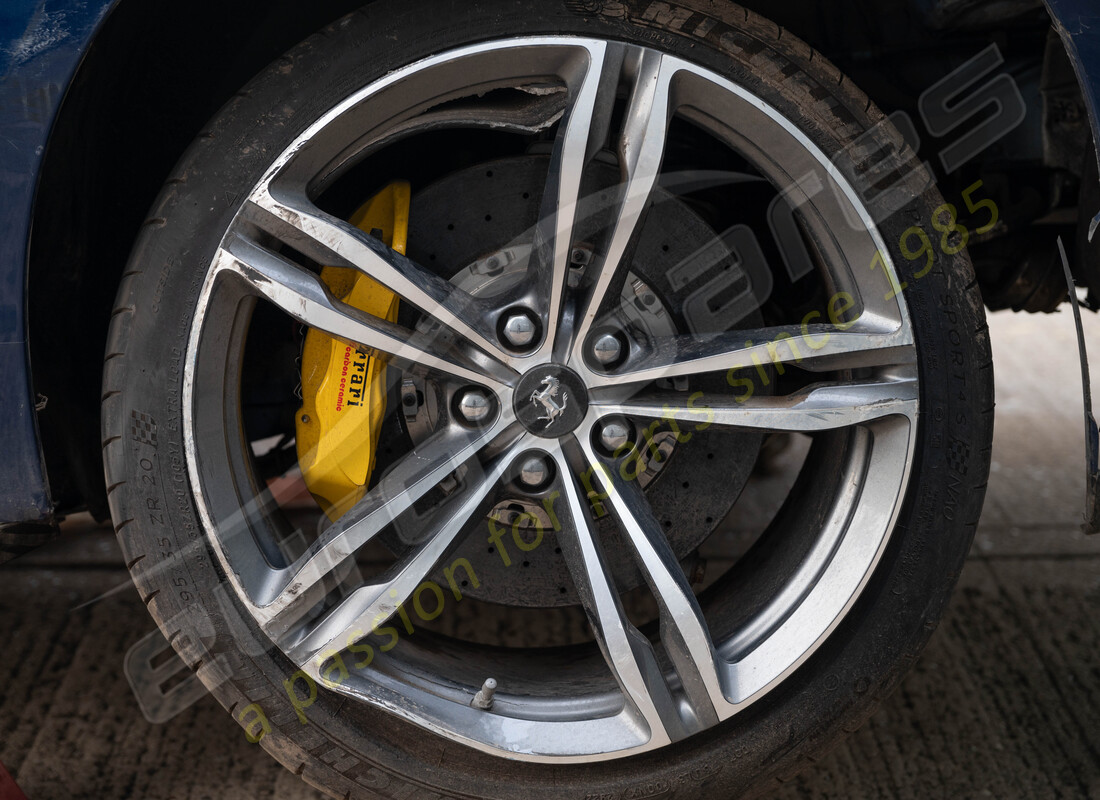 ferrari gtc4 lusso (rhd) con tbc, preparándose para el desmantelamiento #33