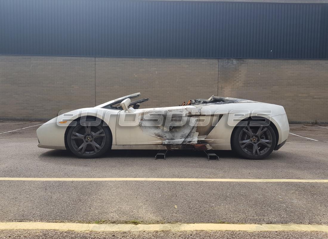 lamborghini gallardo coupe (2006) con desconocido, preparándose para desmantelar #2