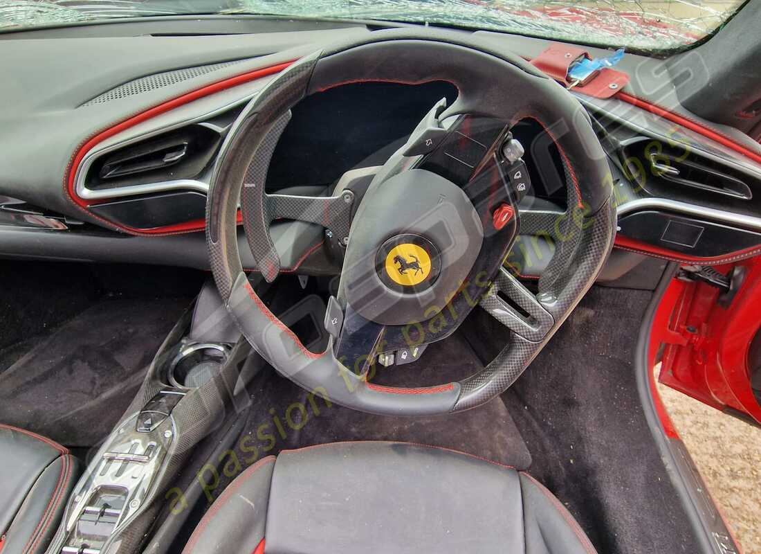 ferrari 296 gts con 2525 millas, preparándose para el desmantelamiento de #13