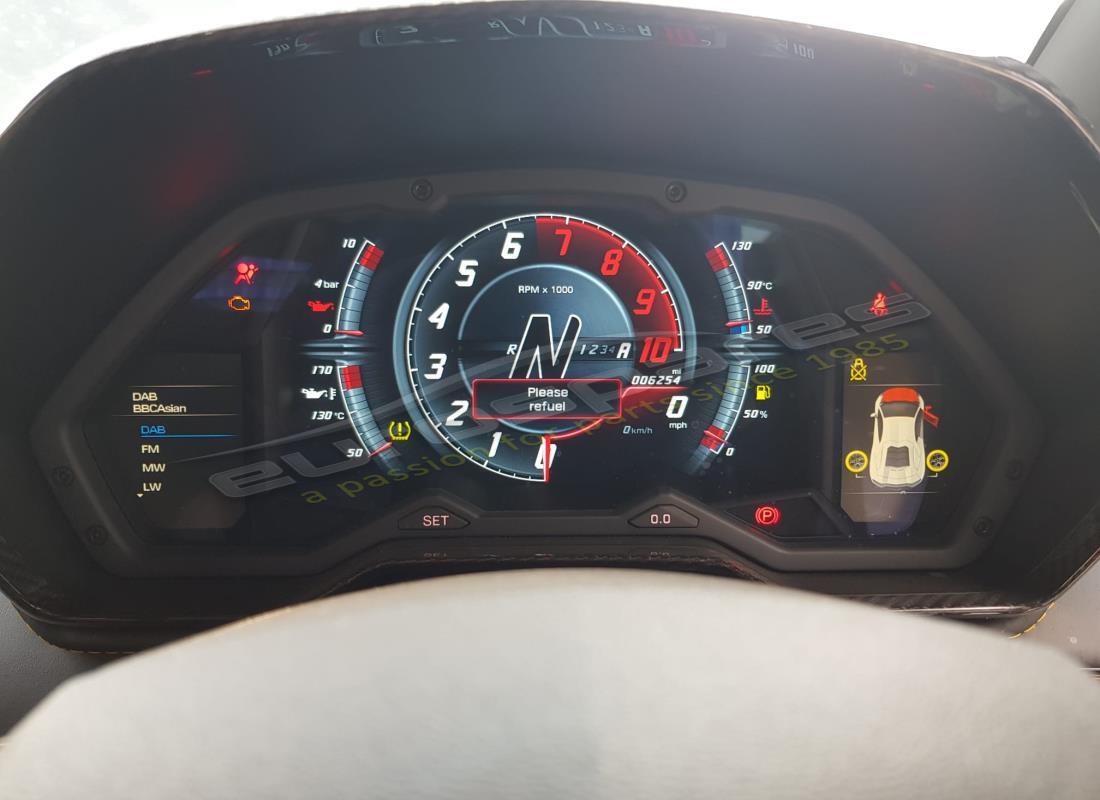 lamborghini lp740-4 s coupe (2018) con 6,254 miles, preparándose para desmantelar #12
