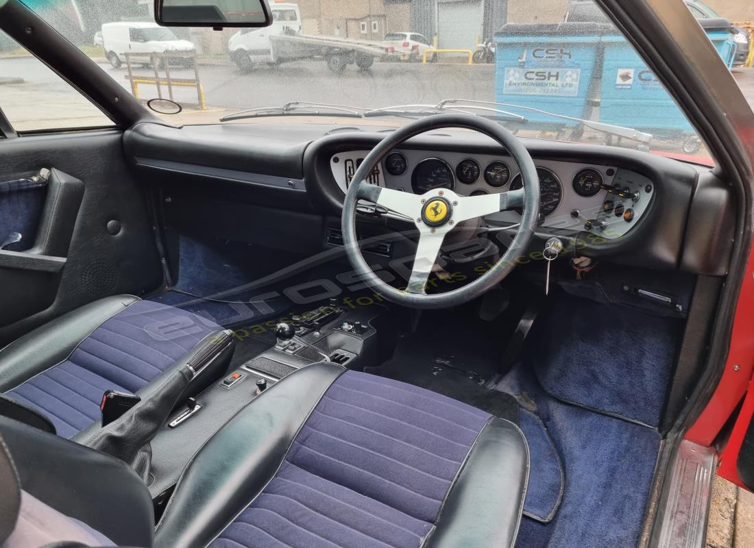 ferrari 308 gt4 dino (1979) con 33,479 miles, preparándose para desmantelar #12