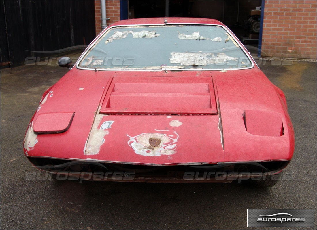 lamborghini urraco p250 / p250s con desconocido, preparándose para desmantelar #3