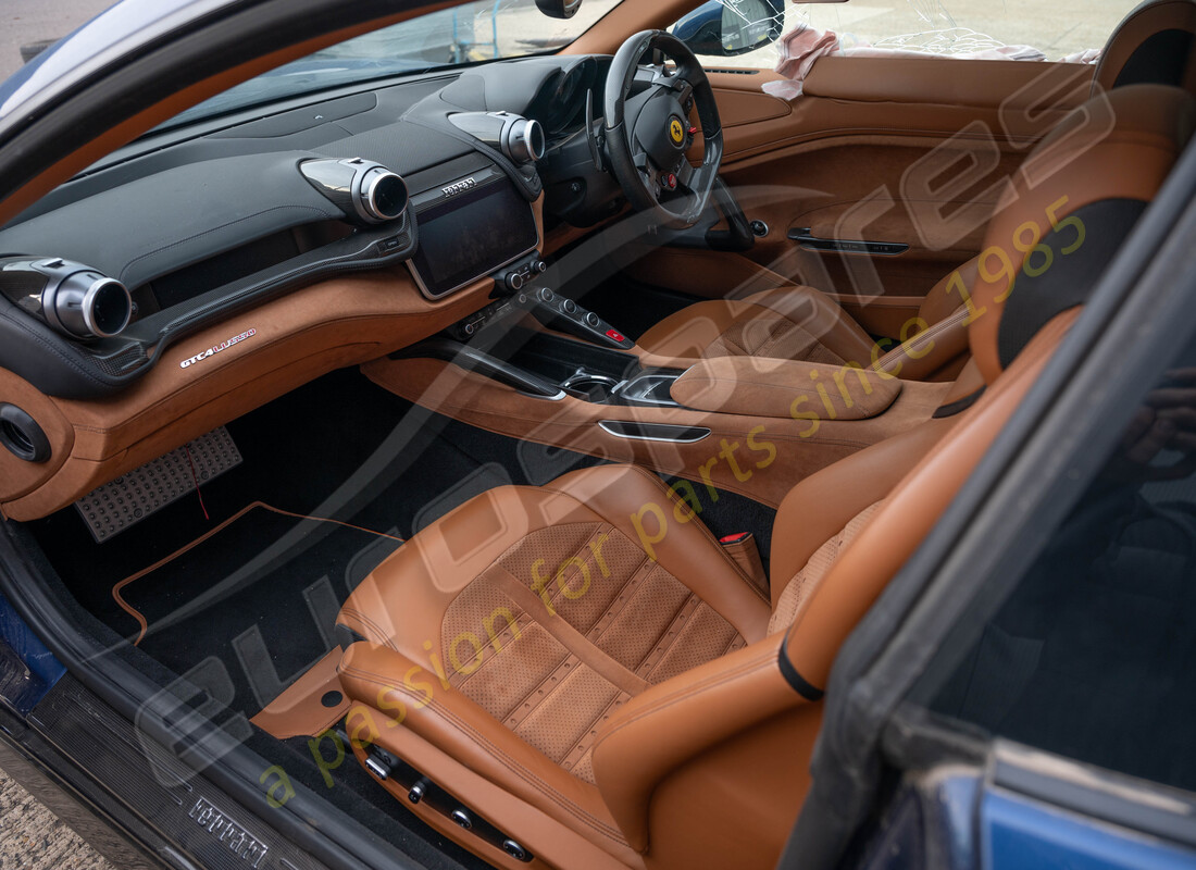 ferrari gtc4 lusso (rhd) con tbc, preparándose para el desmantelamiento #9