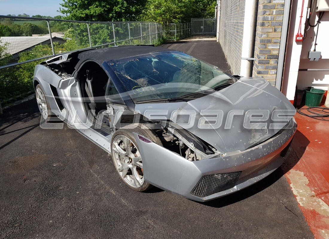 lamborghini gallardo spyder (2006) con 20,000 kilómetros, en preparación para desmantelamiento #6