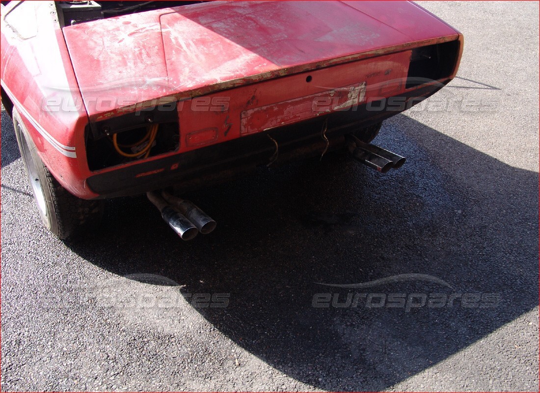 lamborghini urraco p250 / p250s con n/a, preparándose para el desmantelamiento #6