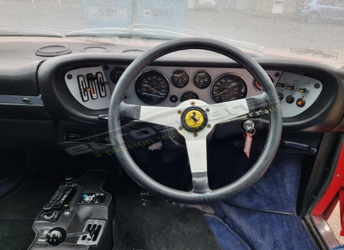 ferrari 308 gt4 dino (1979) con 33,479 miles, preparándose para desmantelar #19