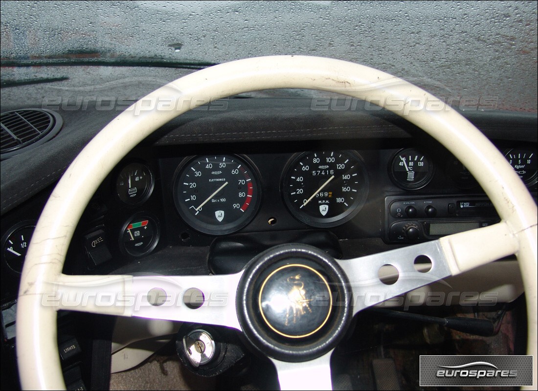 lamborghini espada con 57,416 miles, preparándose para desmantelar #9