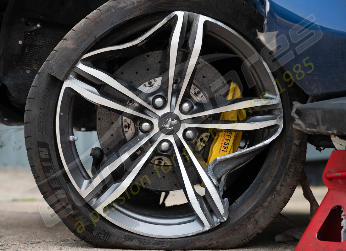 ferrari gtc4 lusso (rhd) con tbc, preparándose para el desmantelamiento #32