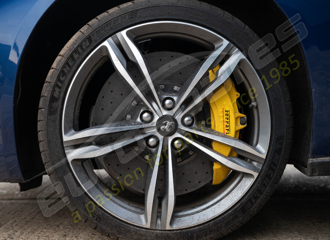 ferrari gtc4 lusso (rhd) con tbc, preparándose para el desmantelamiento #31