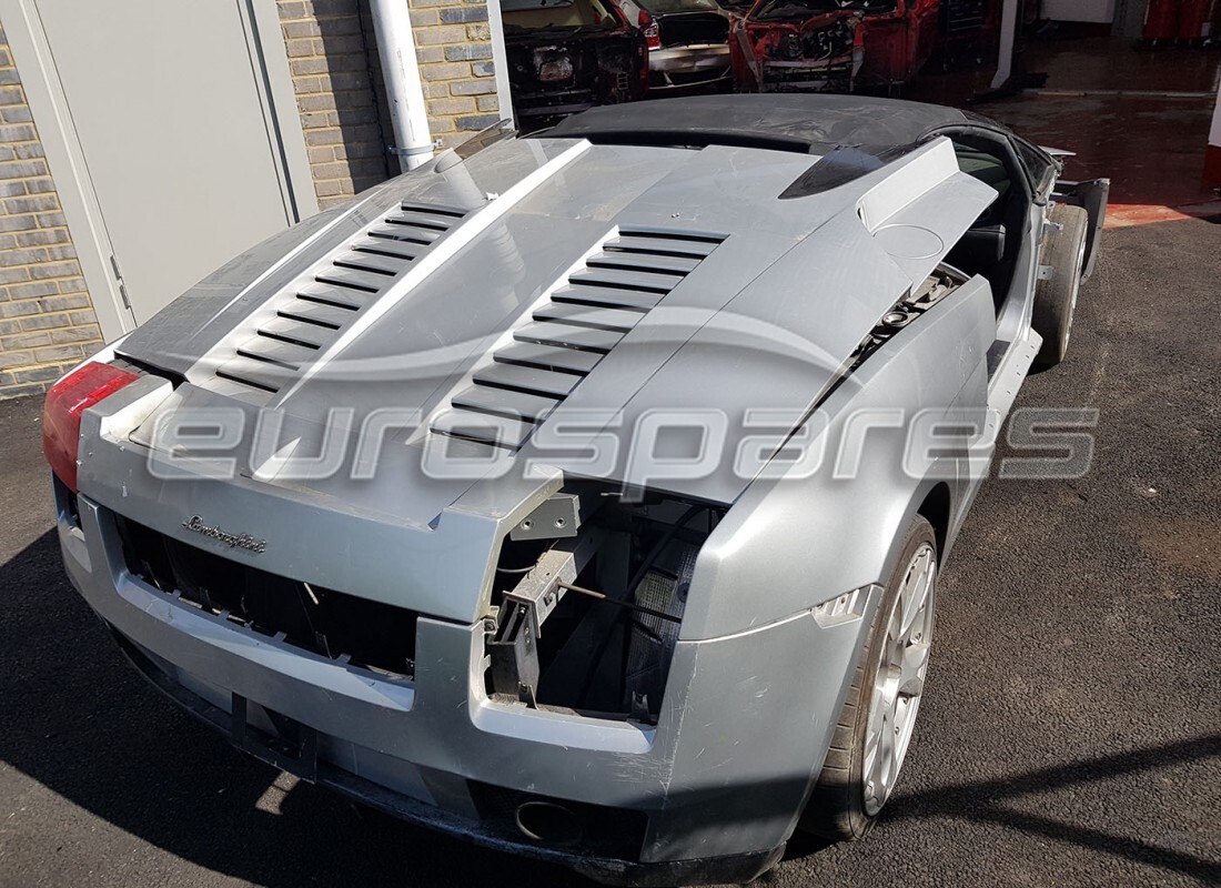 lamborghini gallardo spyder (2006) con 20,000 kilómetros, en preparación para desmantelamiento #4
