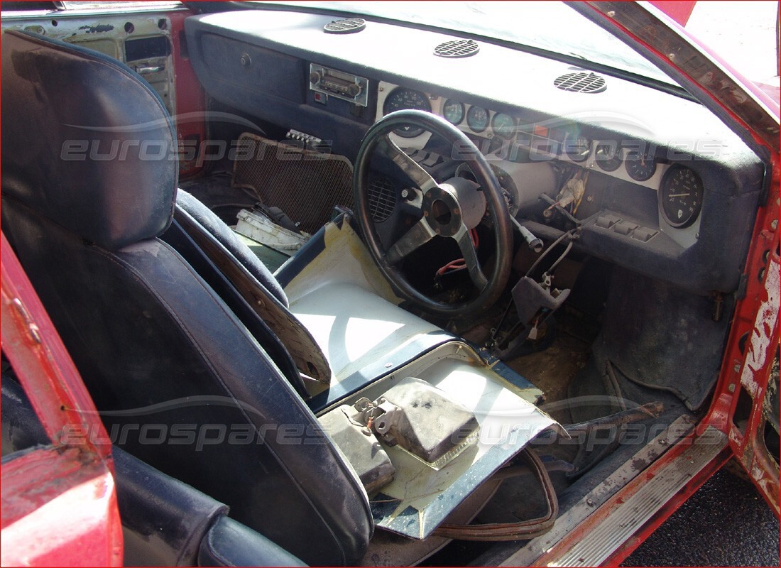lamborghini urraco p250 / p250s con n/a, preparándose para el desmantelamiento #2