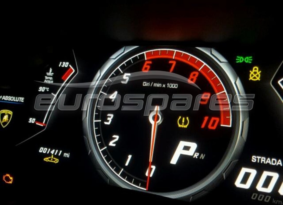 lamborghini lp580-2 coupe (2016) con 1,411 miles, preparándose para desmantelar #10