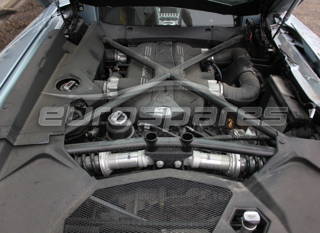 lamborghini 2014 (lp700-4 coupe) con 8,926 miles, preparándose para desmantelar #7