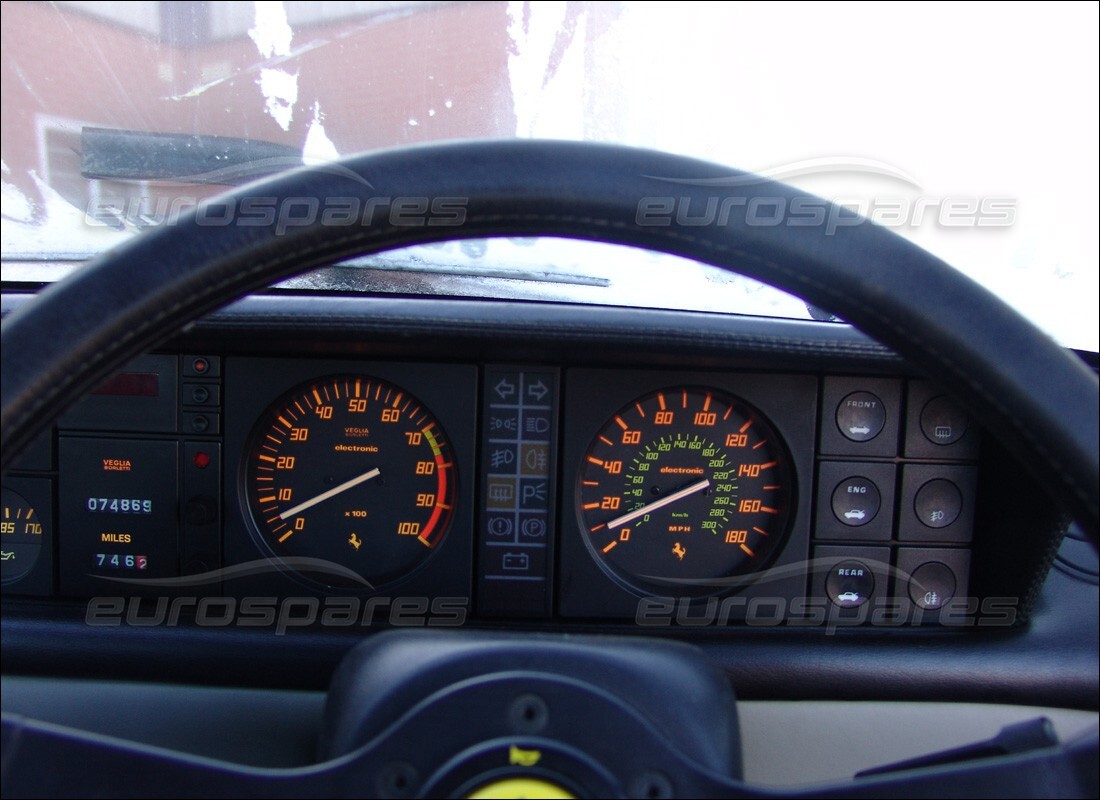 ferrari mondial 3.2 qv (1987) con 74,889 miles, preparándose para desmantelar #4