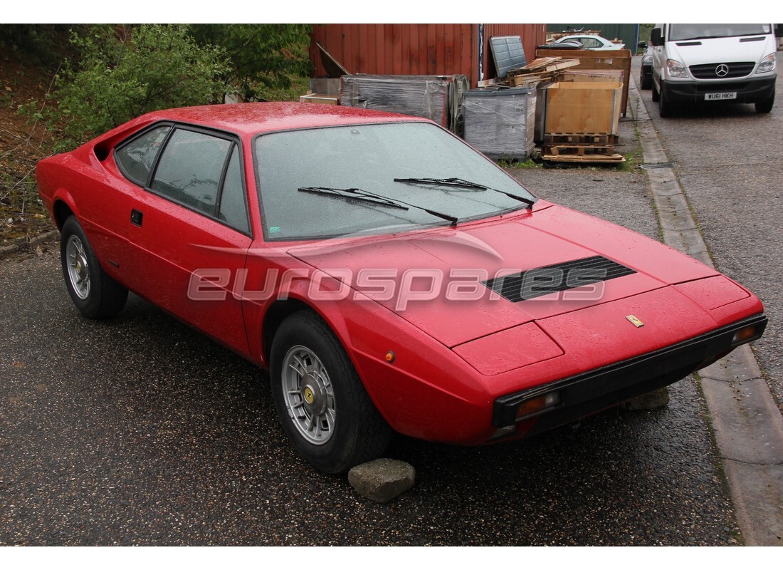 ferrari 308 gt4 dino (1976) con 4,173 kilómetros, en preparación para desmantelamiento #5