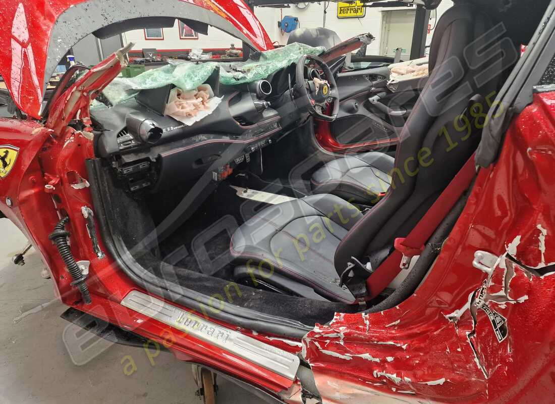 ferrari f8 tributo con 1,820 miles, preparándose para desmantelar #10