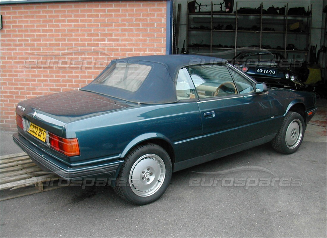 maserati biturbo spider preparándose para el desmantelamiento en eurospares