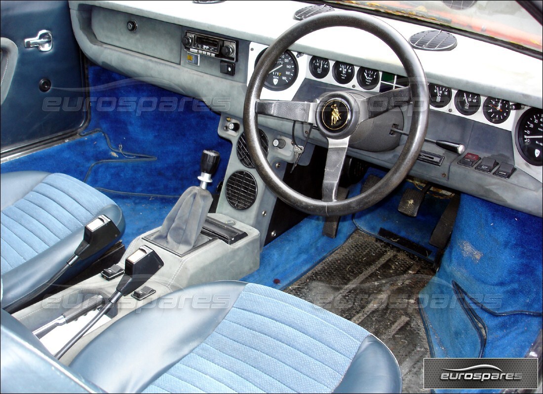 lamborghini urraco p250 / p250s con 45,370 miles, preparándose para desmantelar #7
