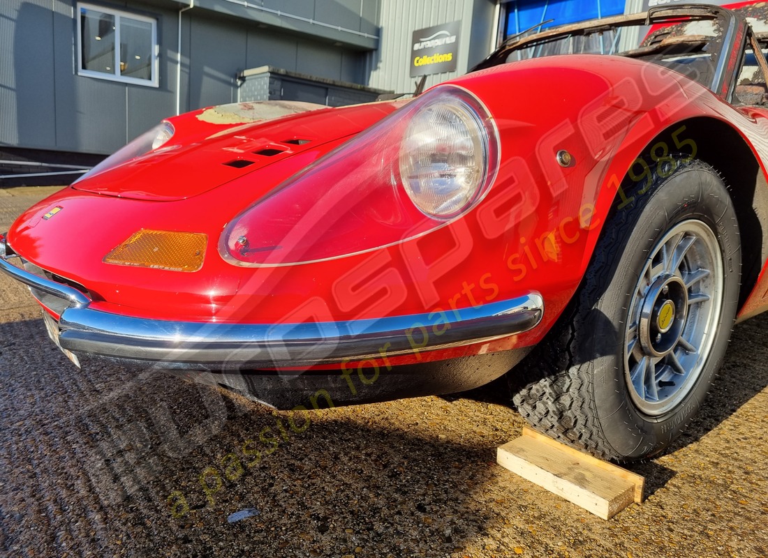 ferrari 246 dino (1975) con 58,145 miles, preparándose para desmantelar #16