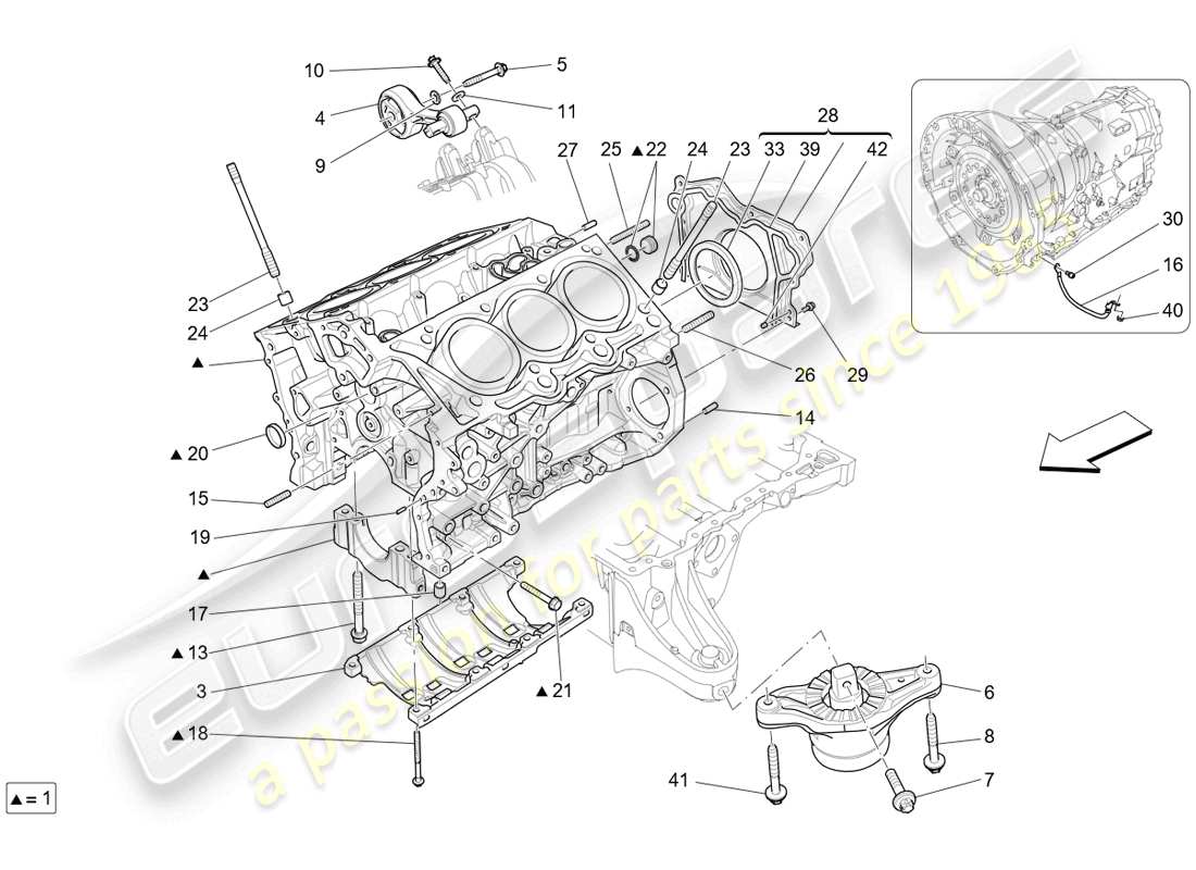 un diagrama de piezas del catálogo de piezas ferrari 12 cilindri