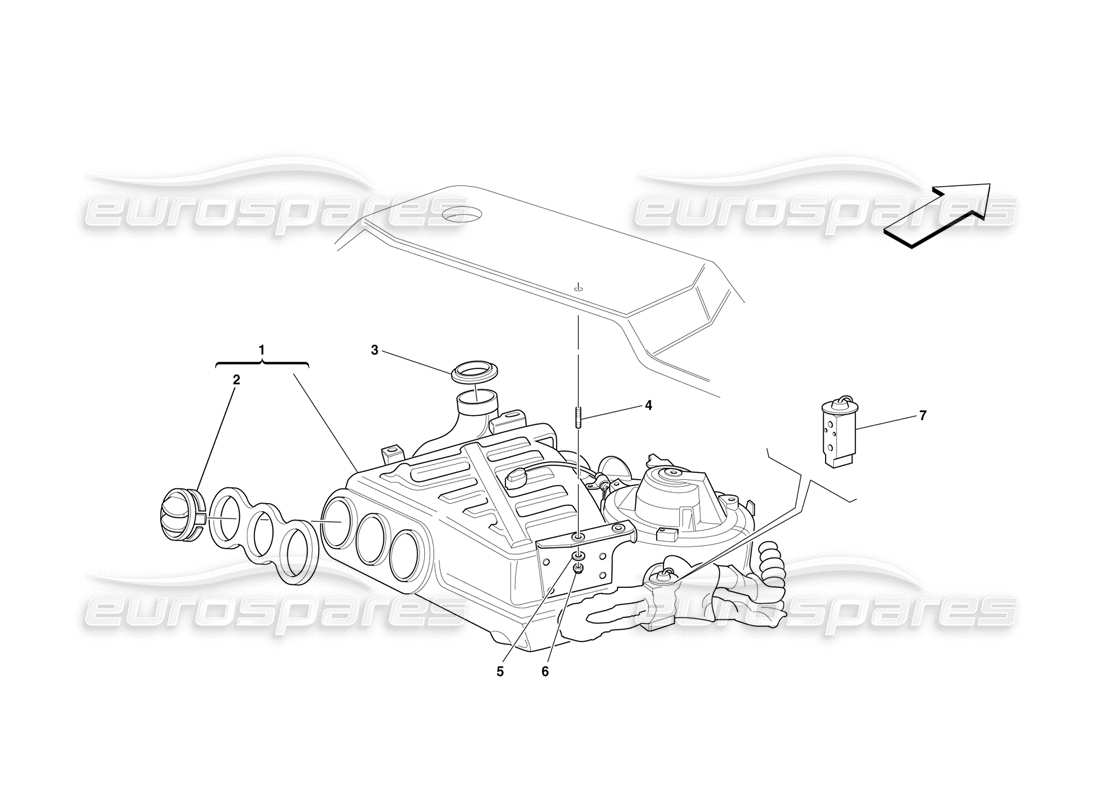 ferrari f50 aire acondicionado diagrama de piezas