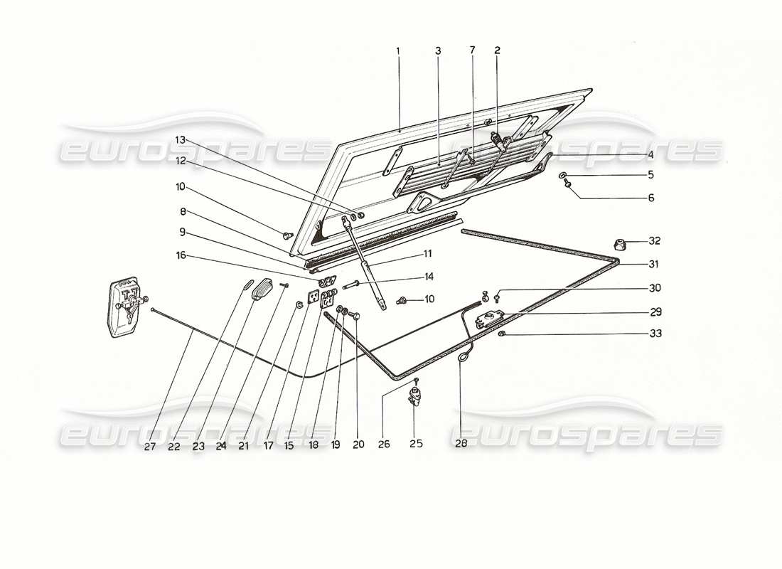 diagrama de pieza que contiene el número de pieza 40089807