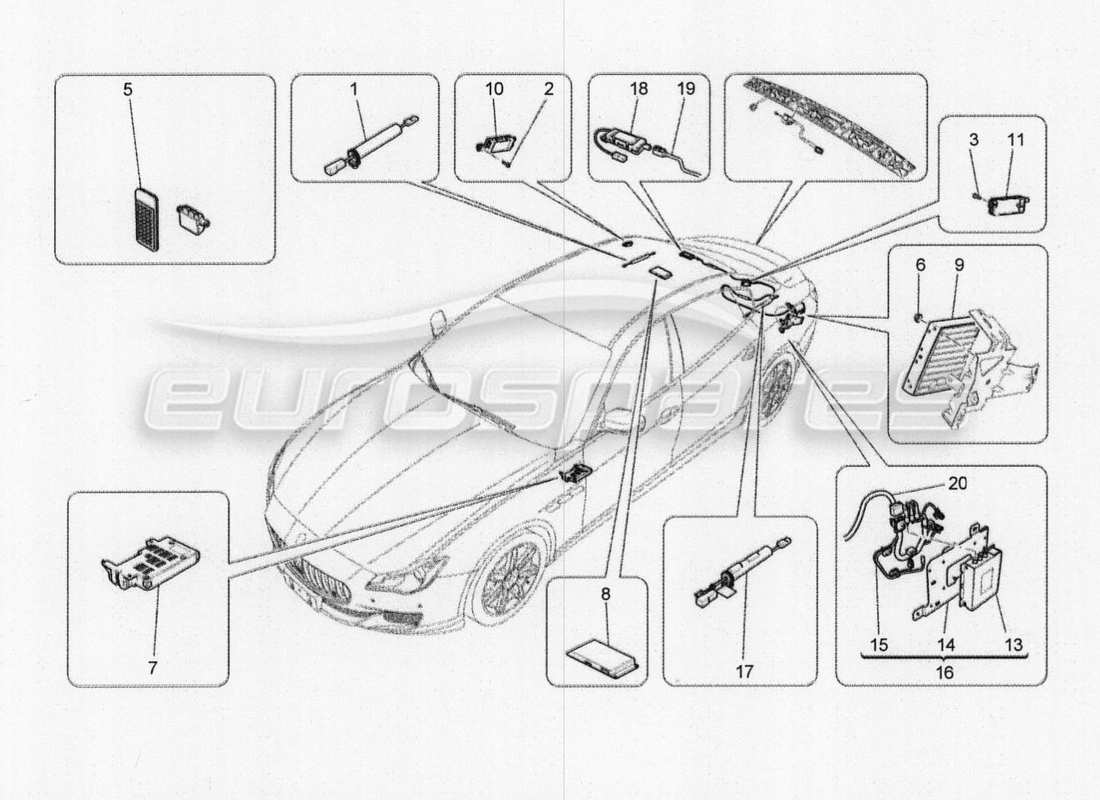 diagrama de pieza que contiene el número de pieza 670035537
