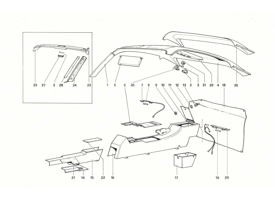 diagrama de pieza que contiene el número de pieza 40144909