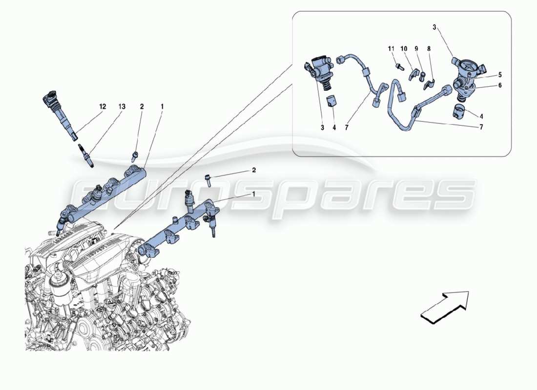 diagrama de pieza que contiene el número de pieza 231628