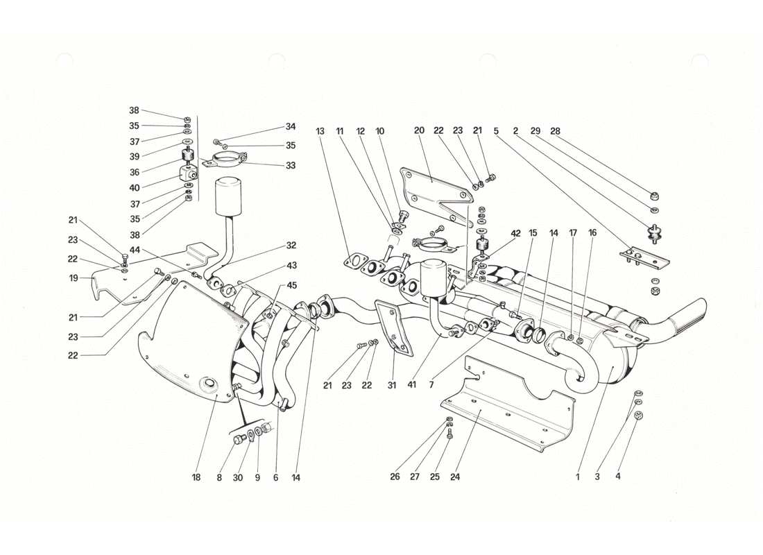 VER DIAGRAMAS DE PIEZAS DEL CATÁLOGO DE PIEZAS FERRARI 208 GTB GTS un diagrama de piezas del catálogo de piezas ferrari 208 gtb gts