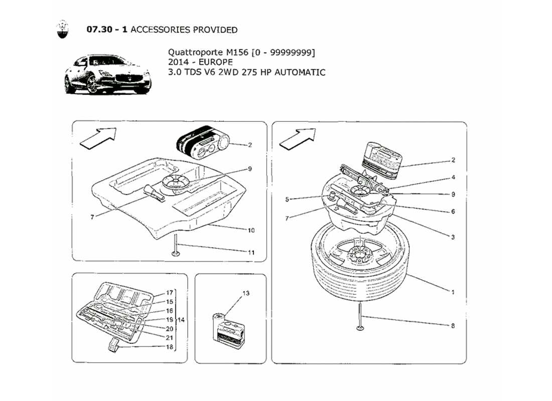 diagrama de pieza que contiene el número de pieza 303097