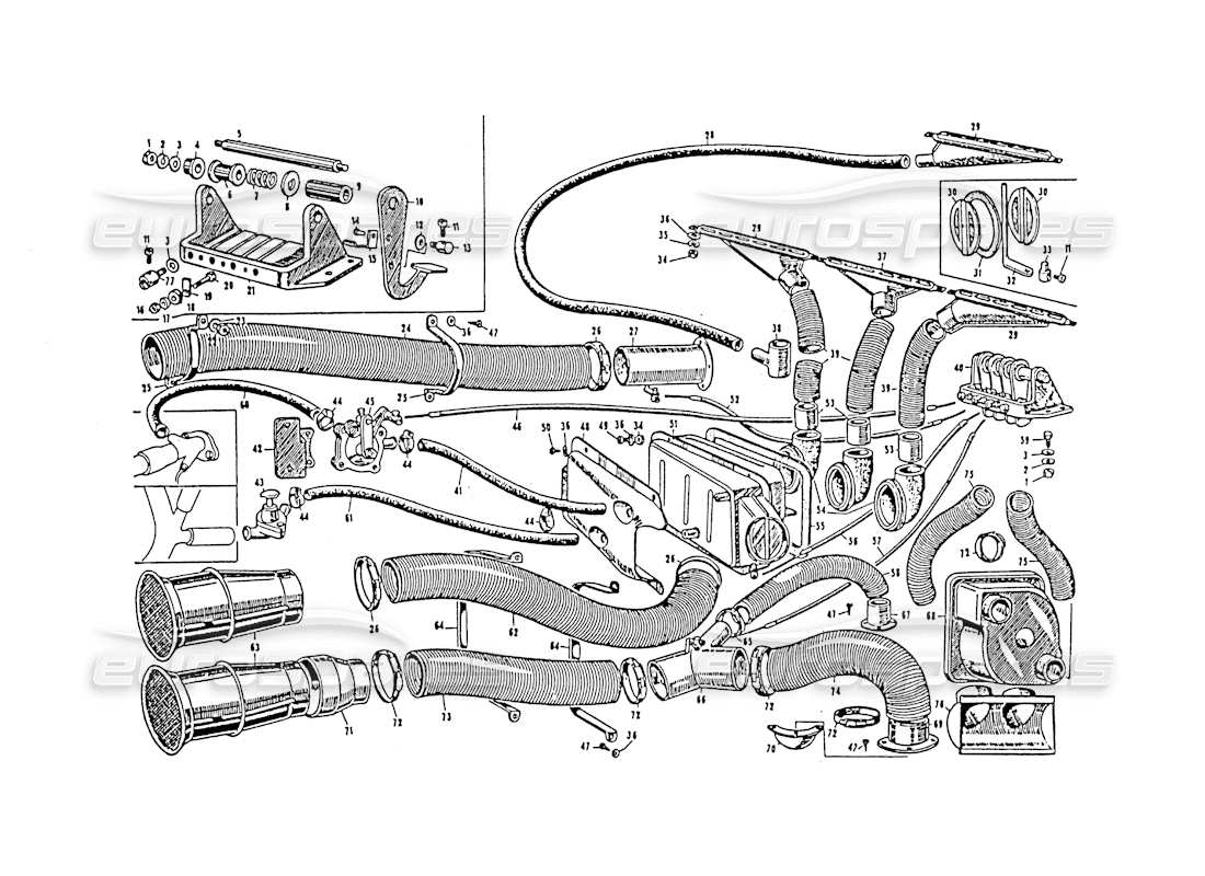 diagrama de pieza que contiene el número de pieza touring 2893