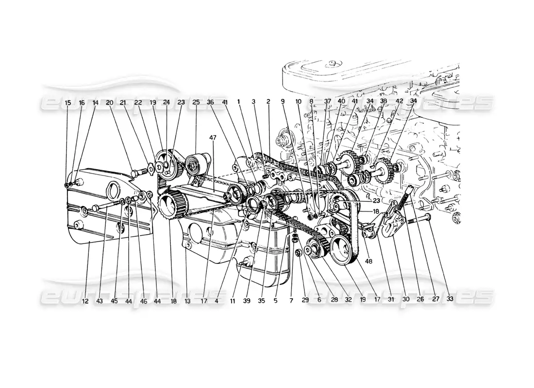 diagrama de pieza que contiene el número de pieza 107833