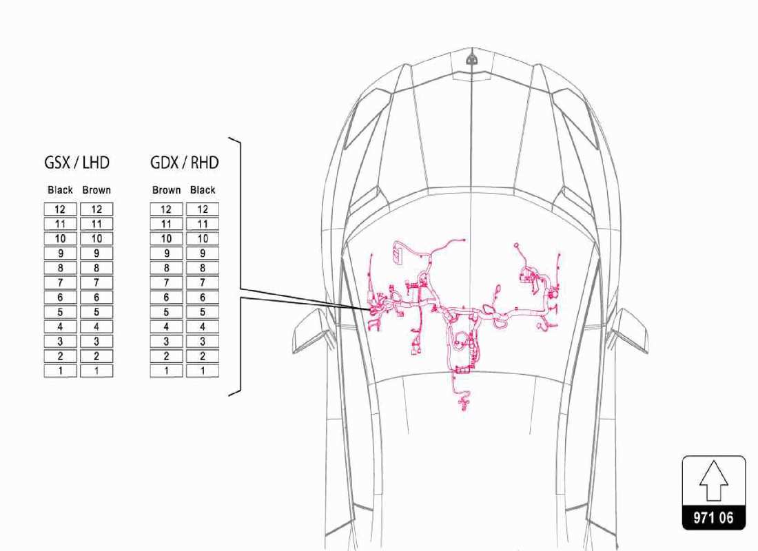 lamborghini centenario spider diagrama de piezas del sistema eléctrico