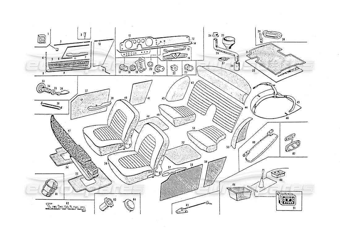 maserati 3500 gt interior appointments sebring diagrama de piezas