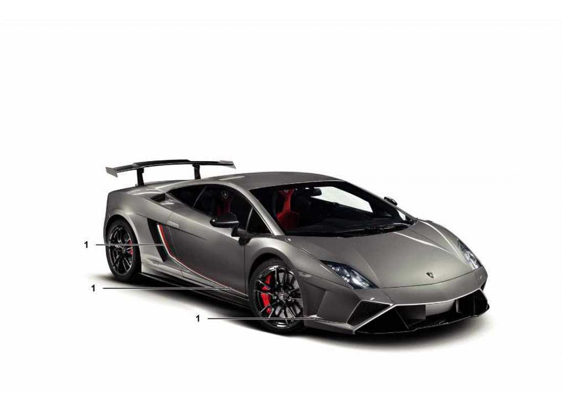 lamborghini gallardo sts ii sc adhesivos decorativos diagrama de piezas