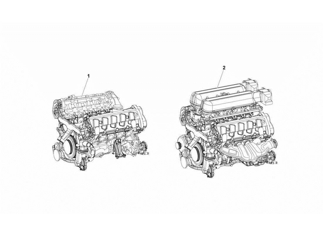 lamborghini gallardo sts ii sc motor diagrama de piezas