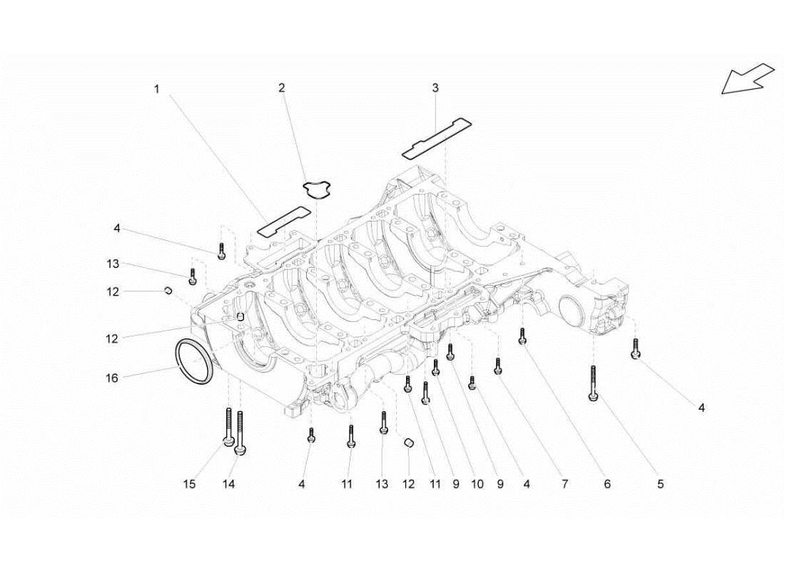 lamborghini gallardo sts ii sc debajo del carter diagrama de piezas