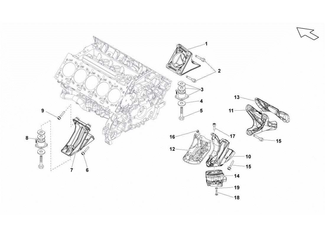 lamborghini gallardo sts ii sc fijación de piezas para motor diagrama de piezas